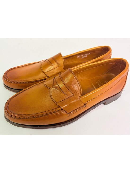 Allen Edmonds Cavanaugh Loafers Mens 13 D Walnut Leather Penny Slip On Shoes main image 6